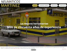 Tablet Screenshot of neumaticos-martinez.com